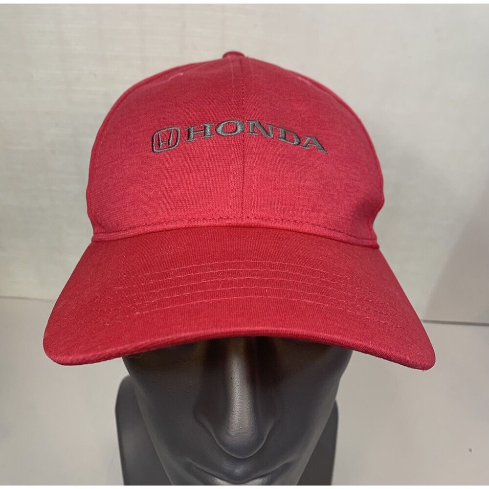 Honda Car Flexfit Embroidered Hat Cap Red L/XL Baseball Fitted Stretch